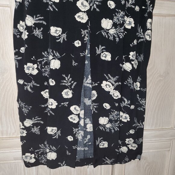 Vintage Mica Asian Style Midi Sheath Dress, Made in the USA - Picture 6 of 10